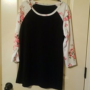 3/4 length sleeve top